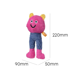 Adorable Squeaky Catnip Toys For Your Cat Or Dog, Perfect For Solo Play, Tough Enough To Chew, Great For Teeth Grinding And Keeping Teeth Clean. (Option: Pink)