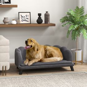 Pearl Design Pet Sofa for Medium and Large Sized Dogs (Option: Grey-1010x620x275 mm)